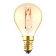 Led lichtbron met E14 fitting filament 2,5W, 1800K, dimbaar 136L G45 vorm