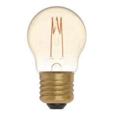 Led lichtbron met E27 fitting filament 2,5W, 1800K, dimbaar G45 vorm