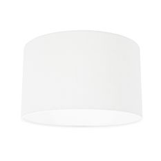 Wit grof Linnen Lampenkap K7396QS Ø 30cm met E27 support
