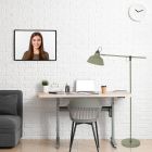 Groene vloerlamp Nove 1322G met E27 fitting en schakelaar - Groen, Wit - Elektronica, Kunststof, Metaal - Steinhauer
