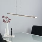 Hanglamp Zelena 1482ST stalen LED lamp met instelbaar licht - Staal - Elektronica, Kunststof, Metaal - Steinhauer