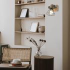 Groene wandlamp / spot Geurnesey 1578G met E27 fitting - Beuken, Groen - Hout, Metaal - Steinhauer (foto 5)