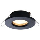 Inbouwspot Pélite Spot 2488ZW zwarte badkamerspot Ø10 cm - Zwart - Elektronica, Kunststof, Metaal - Steinhauer