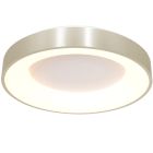 Plafondlamp Ringlede 2563ZI Zilveren LED lamp Ø48cm - Zilver - Elektronica, Kunststof, Metaal - Steinhauer