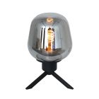 Lampe de table Reflexion 2683ZW Noir – 23 cm de hauteur avec douille E27
