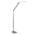 Vloerlamp Serenade 2685ST stalen LED leeslamp verstelbaar - Staal - Elektronica, Kunststof, Metaal - Steinhauer