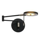 Wandlamp Turound 2734ZW zwart - Zwart - Elektronica, Glas, Metaal - Steinhauer (foto 2)