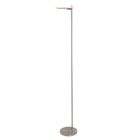 Vloerlamp Turound 2992ST Staal dimbaar - Staal - Elektronica, Glas, Metaal - Steinhauer
