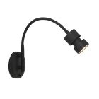 Wandlamp Natasja LED 3094ZW Zwart inclusief GU10 lichtbron - Zwart - Elektronica, Kunststof, Metaal - Steinhauer