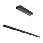 Hanglamp Bloc 3296ZW Zwart met Cable lift - Zwart - Elektronica, Glas, Metaal - Steinhauer