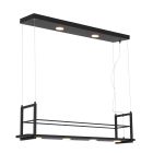 Hanglamp Tor 3298ZW – zwarte designlamp met plateau en LED - Zwart - Elektronica, Kunststof, Metaal - Steinhauer (foto 2)