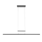 Hanglamp Profilo 3317ZW Zwart 115cm breed 1700 lumen - Zwart - Elektronica, Kunststof, Metaal - Steinhauer