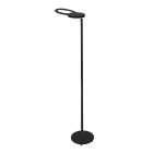Vloerlamp Platu 3351ZW – zwarte leeslamp met instelbaar licht - Zwart - Elektronica, Kunststof, Metaal - Steinhauer