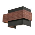 Applique Muro 3368E en bois 2 lumières G9 applique