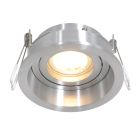 Inbouwspot Pélite 3371ST – stalen spot Ø10 cm verdiept - Staal - Elektronica, Kunststof, Metaal - Steinhauer