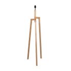 Vloerlamp Sabi 3408BE – houten lamp zonder kap met E27 fitting - Hout - Hout - Steinhauer (foto 3)