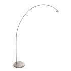 Lamp arc Solva 3410ST – lampe sur pied en acier sans abat-jour avec douille E27