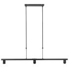 Zwarte 3-lichts hanglamp Stang 3457ZW zonder kappen - Zwart - Elektronica, Kunststof, Metaal - Steinhauer