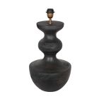 Lampe de table Lyons 3466ZW Noire – Avec Interrupteur et Douille E27, Sans Abat-jour