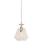 Hanglamp Grazio Glass 3492ME Messing met E14 fitting - Messing - Elektronica, Glas, Metaal - Steinhauer