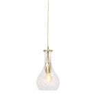 Hanglamp Grazio Glass 3493ME Messing met E14 fitting - Messing - Elektronica, Glas, Metaal - Steinhauer