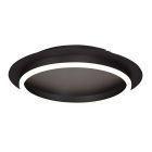 Plafondlamp Ringlux 3655ZW zwarte plafondlamp met warm LED licht - Zwart - Elektronica, Kunststof, Metaal - Steinhauer (fo...