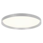 Staalkleurige plafondlamp Flady 3686ST Ø50cm