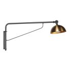 Wandlampe Pintino 4126ZW schwarz mit Bronze GU10
