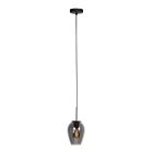 Pendant Light Drovia 4290ZW with smoke glass, stylish compact design