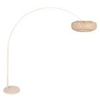 Booglamp Maze Natural 4319CR crème met bamboe kap Ø60 cm
