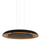 Golden Veil 4332ZW – elegant black pendant lamp with gold interior