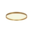 Ceiling lamp Flady 4367GO gold LED lamp Ø30 cm with uplight