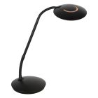 Lampe de table noire Zenith 2 4397ZW moderne et réglable