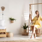 Maze 4399CR – Wandleuchte aus cremefarbenem Seil mit natürlichem Charme