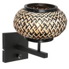 Nox Light 4459ZW – wall lamp with bamboo shade