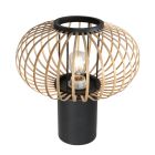 Lampe de table Silva 4499ZW – abat-jour en bambou 31cm lampe d'ambiance tendance