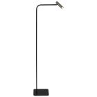 Vloerlamp Lumo 4607ST - moderne leeslamp zwart met staal