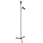 Floor lamp Stang 4741ZW black floor lamp with reading light and E27 socket