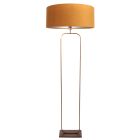 Floor lamp Stang 4828BR - bronze fixture with golden velvet shade