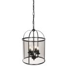 Hängelampe Pimpernel 5972ZW schwarz mit Rauchglas Ø25 cm