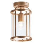 Plafondlamp Pimpernel 5973BR brons met helder glas Ø16 cm - Brons - Elektronica, Glas, Metaal - Steinhauer