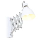 Wandlamp Spring 6290W wit met E27 fitting en draaidimmer - Wit - Elektronica, Kunststof, Metaal - Steinhauer