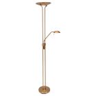 Vloerlamp Biron 7500BR Brons met twee dimmers 2700 Kelvin - Brons - Elektronica, Glas, Metaal - Steinhauer