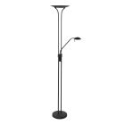 Vloerlamp Biron 7500ZW Zwart met twee dimmers 2700 Kelvin - Zwart - Elektronica, Glas, Metaal - Steinhauer