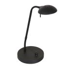 Zwarte tafellamp Biron 1 lichts 7502ZW met draai dimmer 2700 Kelvin - Zwart - Elektronica, Glas, Metaal - Steinhauer (foto 4)