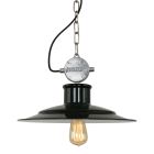 Suspension industrielle Millstone 7737ZW Noire avec douille E27