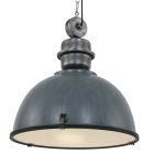 Hanglamp Bikkel XXL 7834GR stoere grijze hanglamp Ø52 cm - Grijs - Elektronica, Glas, Metaal - Steinhauer