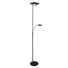 Vloerlamp Zenith 7860ZW Zwart Lichtkleur instelbaar - Zwart - Elektronica, Kunststof, Metaal - Steinhauer