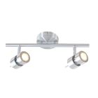 2 light Spot Natasja 7902ST Steel including GU10 light sources