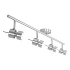 Spot Natasja 7904ST stalen 4-lichts spot met dimbaar GU10 licht - Staal - Elektronica, Kunststof, Metaal - Steinhauer